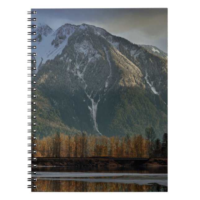 Storm clearing over mountains at sunset 2 notebook (Front)