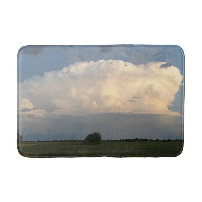 Storm Cloud Bath Mat (Front)