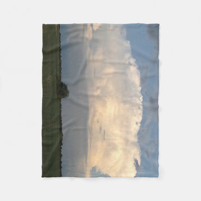 Storm Cloud Fleece Blanket (Front)