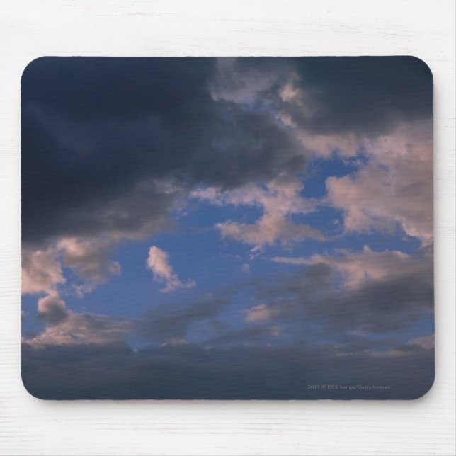 Storm clouds against blue sky mouse pad (Front)
