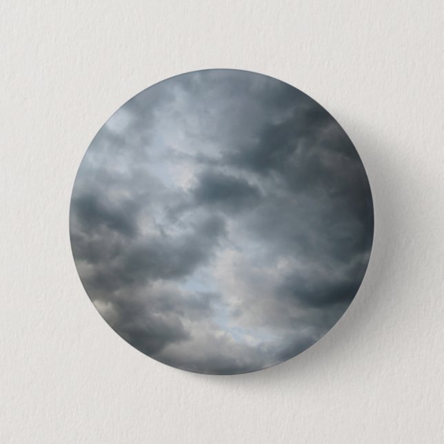 Storm Clouds Breaking 2 Inch Round Button (Front)