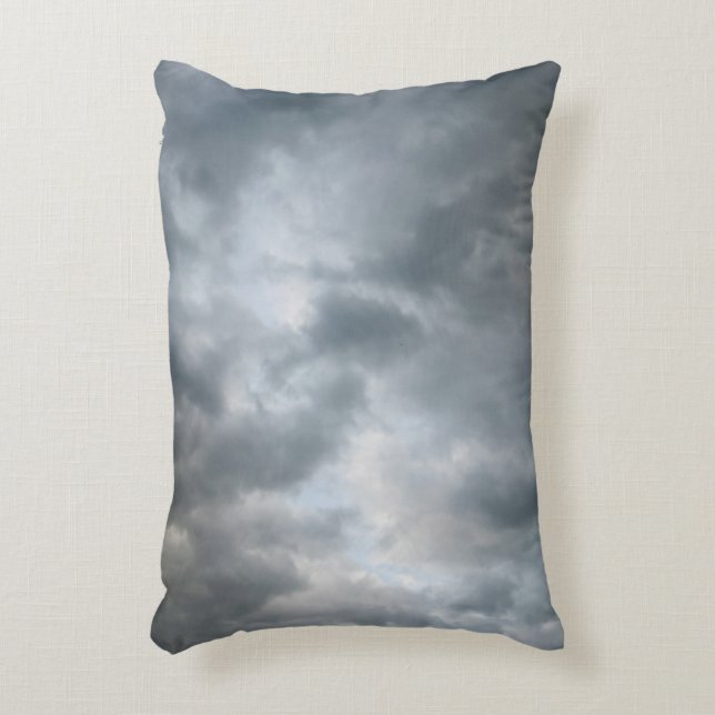 Storm Clouds Breaking Accent Pillow (Front(Vertical))