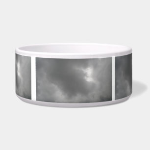 Storm Clouds Dog Bowl