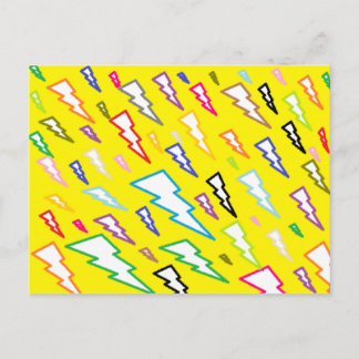 Storm Clouds Lightening Postcard