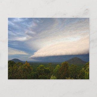 Storm clouds over Australian landscape Postcard