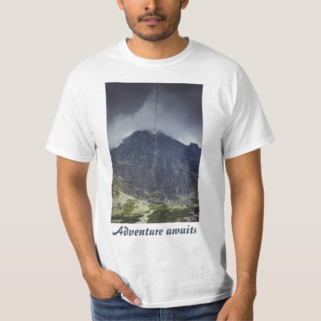 Storm clouds over the mountains T-Shirt (Front)