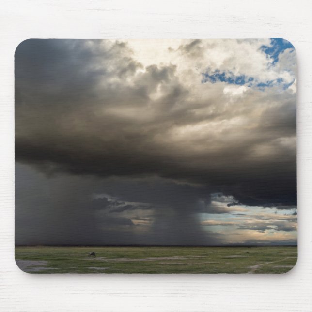 Storm Forming Over The Nearby Slopes Of Mount Mouse Pad (Front)
