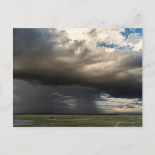 Storm Forming Over The Nearby Slopes Of Mount Postcard