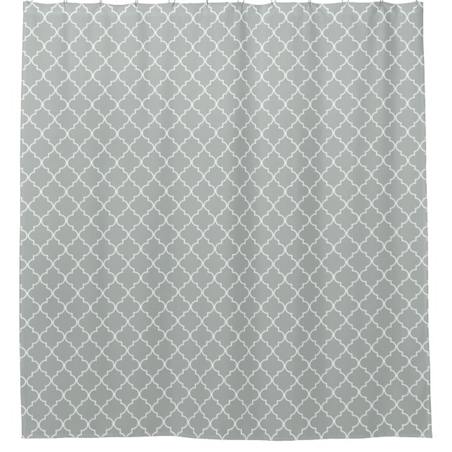 Storm Grey Moroccan Quatrefoil Pattern (Front)