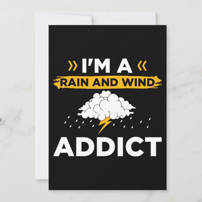 Storm Hunter Design for Tornado Hunter Storm Spott Invitation (Front)