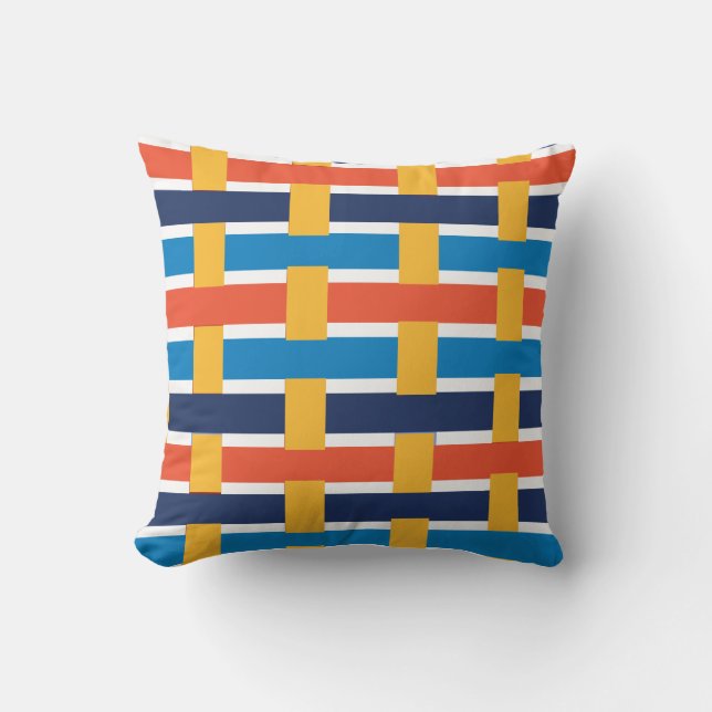 Storm in the Heartland Throw Pillow (Front)