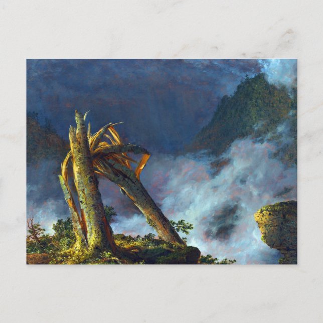 Storm in the Mountains by Frederic Edwin Church Postcard (Front)