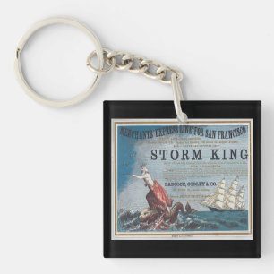 Storm King Clipper Sailing ship Keychain
