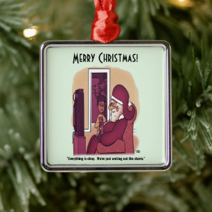 Storm Metal Ornament
