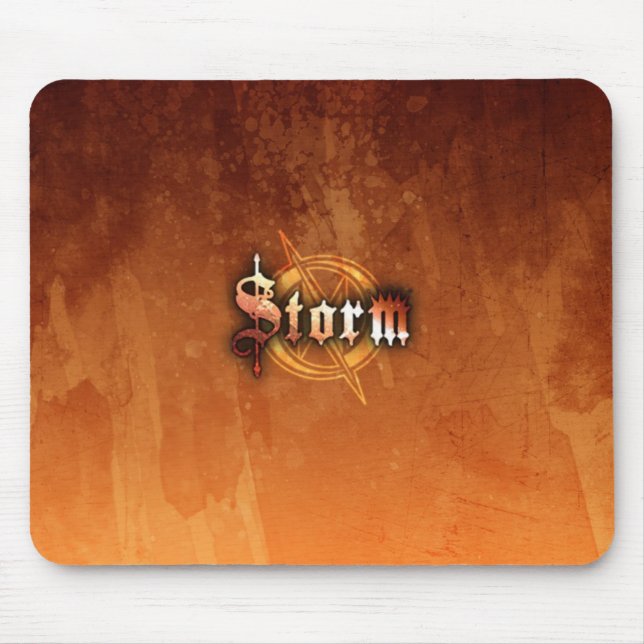 Storm Mousepad - (RustRed) (Front)