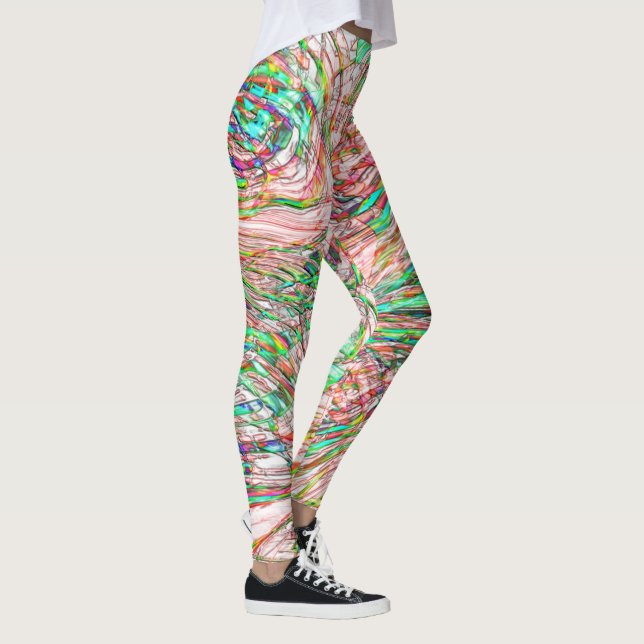 Storm of crooked tracks leggings (Right)