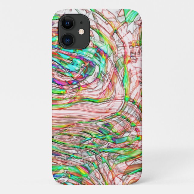 Storm of twisted tracks Case-Mate iPhone case (Back)