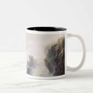 Storm off the Coast of Belle-Ile Two-Tone Coffee Mug