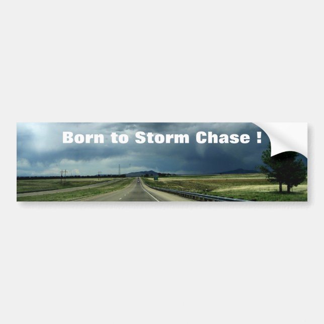 Storm on the Horizon Bumper Sticker (Front)