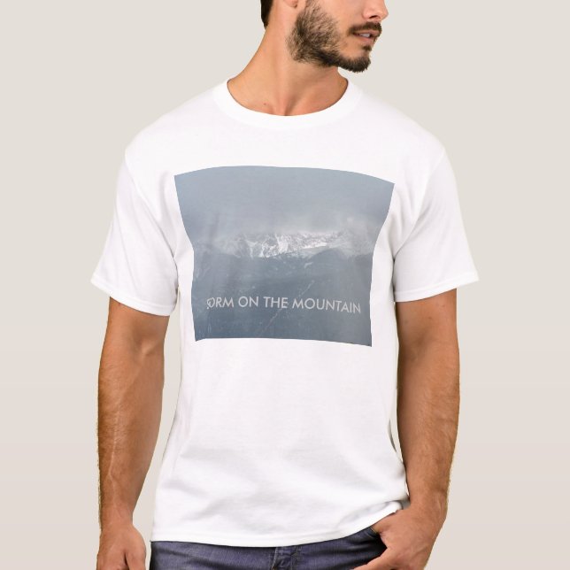 STORM ON THE MOUNTAIN Mens T-Shirt (Front)