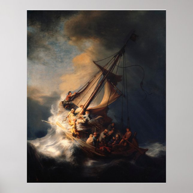 Storm on the Sea of Galilee Poster (Front)