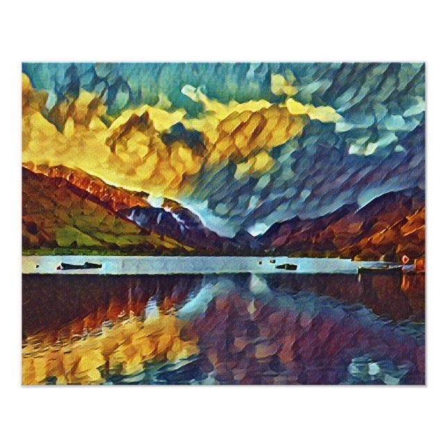 STORM OVER THE LAKE PHOTO PRINT (Front)