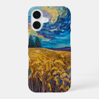 Storm over Wheat Fields