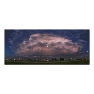 Storm over Yorkton SK Photo Print