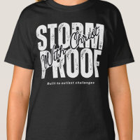Storm Proof With Christ Gratitude Faith God Black