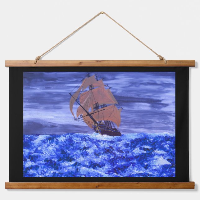Storm runner  hanging tapestry (Front)