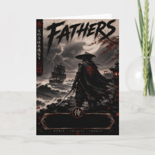 Storm Samurai Father Card