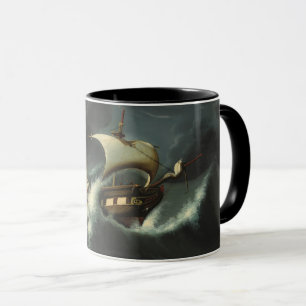 Storm Tossed Frigate by Thomas Chambers Mug