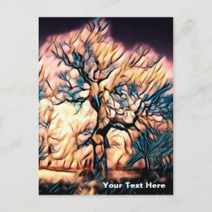 Storm Tree Holiday Postcard