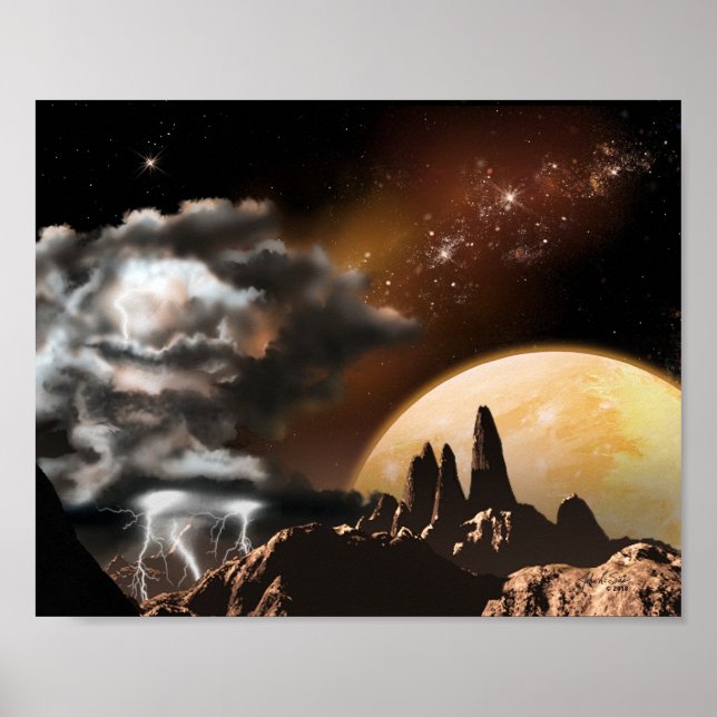 Storm View (10x8) Poster (Front)