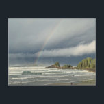 Storm Watching in Tofino British Columbia Postcard<br><div class="desc">© 2022 Socialite Designs Inc.  A beautiful nature photo of the stroms that roll through Tofino,  British Columbia,  Canada.</div>