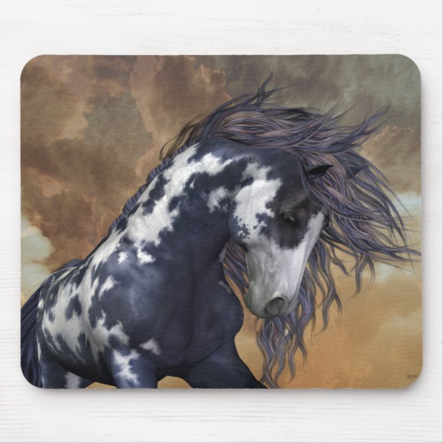 Storm .. Wild Horse Mouse Pad (Front)