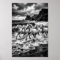 Stormbound Lipizzaner Dreamscape Poster