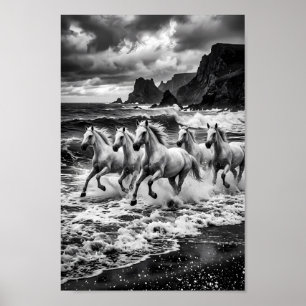 Stormbound Lipizzaner Dreamscape Poster