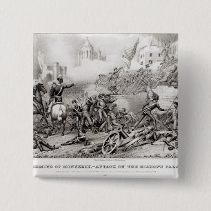Storming of Monterey 2 Inch Square Button