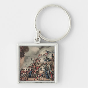 Storming of St. Sebastian, engraved by Thomas Keychain