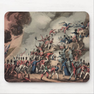 Storming of St. Sebastian, engraved by Thomas Mouse Pad