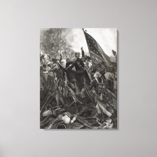 Storming of Stony Point, July 1779 Canvas Print