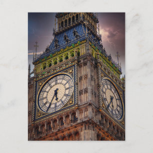 Stormlight Over Big Ben – London Postcard