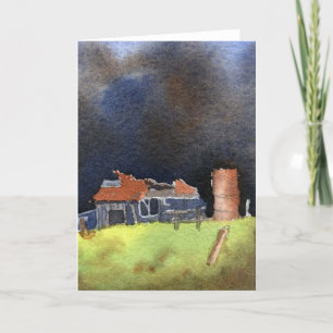 "Storm's Coming #3" Country Roads Greeting Card