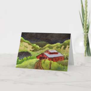 "Storm's coming #7" Country Roads Carte de voeux