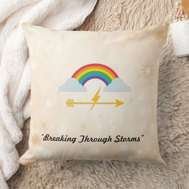 "Storms Into Light" Throw Pillow (Blanket)