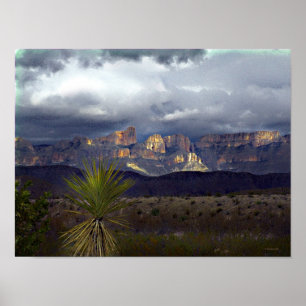 Storms Over Maderas Del Carmen Poster