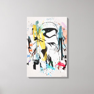 Stormtrooper Graffiti Collage Canvas Print