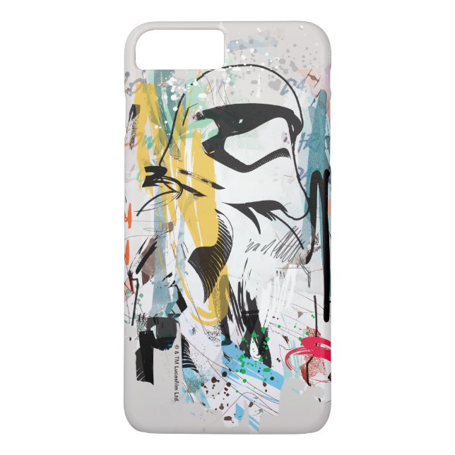 Stormtrooper Graffiti Collage Case-Mate iPhone Case (Back)