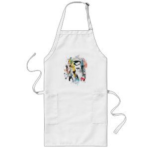 Stormtrooper Graffiti Collage Long Apron